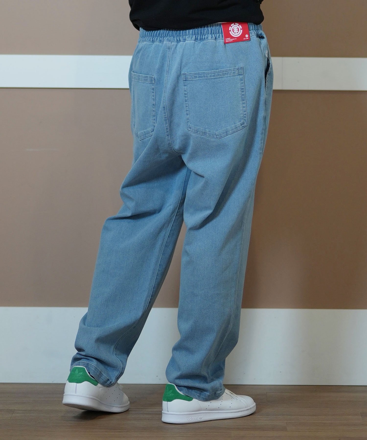 ELEMENT エレメント ロングパンツ メンズ SHOD PANTS STD DENIM スタンダード デニム ストレッチ BE022-700(MIU-M)