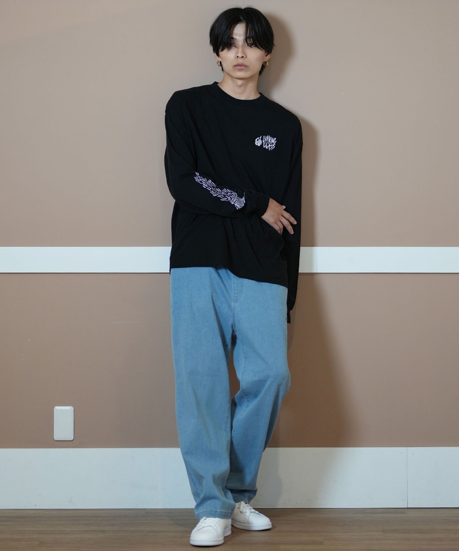 ELEMENT エレメント ロングパンツ メンズ SHOD PANTS STD DENIM スタンダード デニム ストレッチ BE022-700(MIU-M)