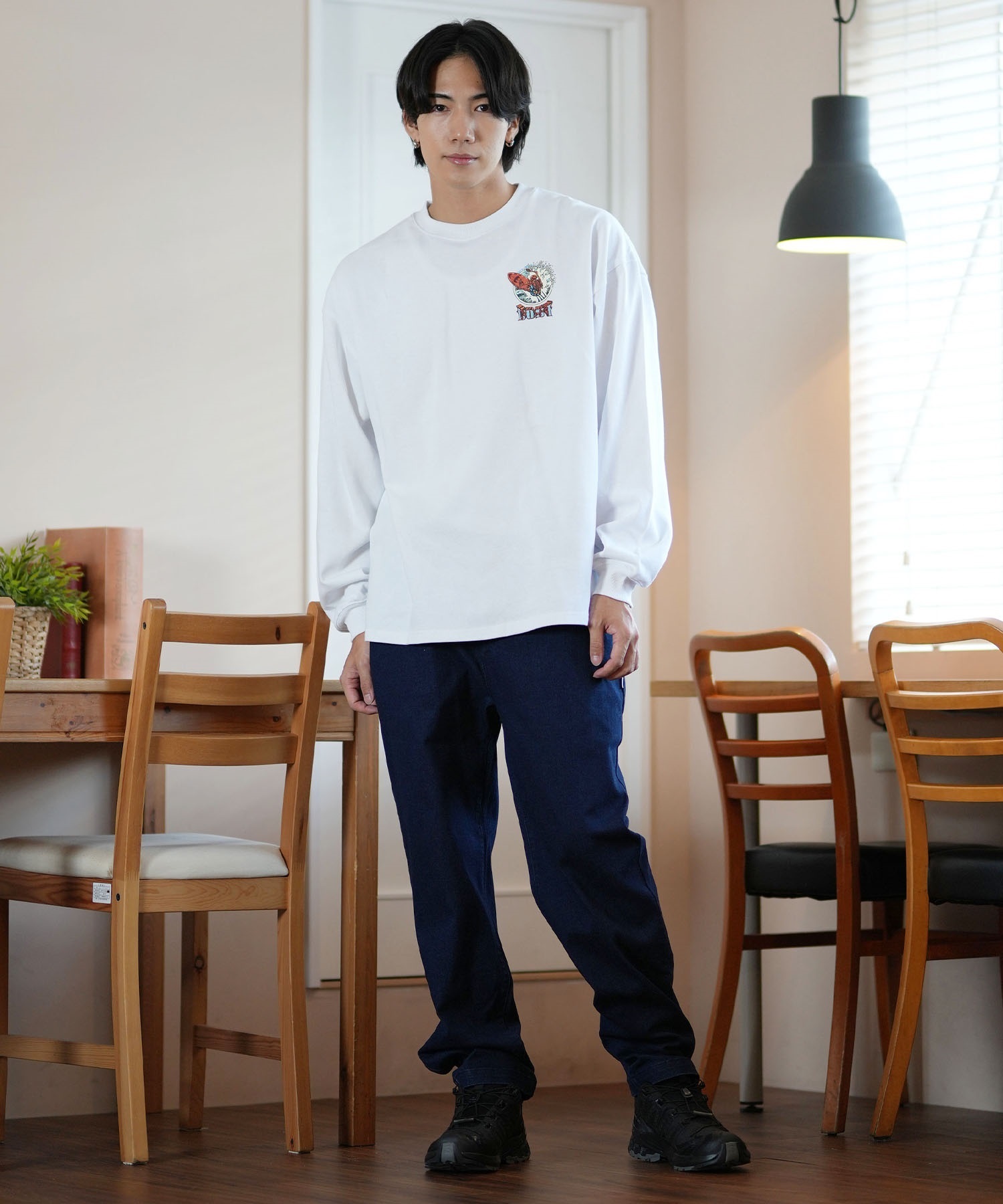 ELEMENT エレメント ロングパンツ メンズ SHOD PANTS STD DENIM スタンダード デニム ストレッチ BE022-700(MIU-M)