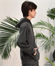 QUIKSILVER クイックシルバー パーカー プルオーバー メンズ バックプリント ピグメント加工 裏起毛 QPO244065(BLK-M)