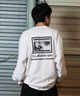 QUIKSILVER クイックシルバー 長袖 Tシャツ メンズ ロンT バックプリント ムラサキスポーツ限定 QLT244603M(WHT-M)