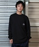 QUIKSILVER クイックシルバー 長袖 Tシャツ メンズ ロンT オーバーサイズ バックプリント ユニセックス QLT244033(WHT-M)