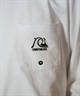 QUIKSILVER クイックシルバー 長袖 Tシャツ メンズ ロンT オーバーサイズ バックプリント ユニセックス QLT244033(WHT-M)