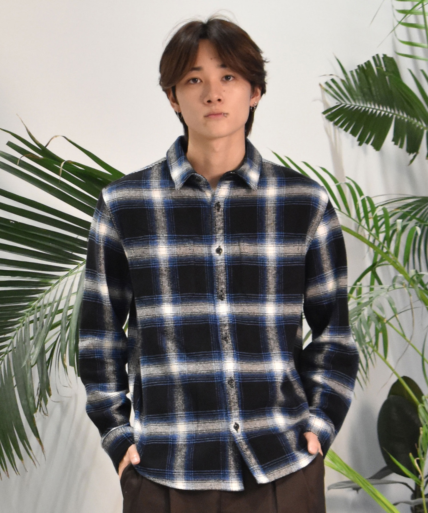 QUIKSILVER クイックシルバー 長袖シャツ メンズ ネルシャツ チェック レギュラーフィット AQYWT03375(TFH1-M)