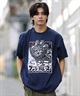 SANTACRUZ サンタクルーズ × GODZILLA ゴジラ コラボレーション 半袖 Tシャツ メンズ レディース ユニセックス フロントプリント 510245403(BLACK-M)