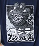 SANTACRUZ サンタクルーズ × GODZILLA ゴジラ コラボレーション 半袖 Tシャツ メンズ レディース ユニセックス フロントプリント 510245403(BLACK-M)