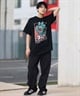 SANTACRUZ サンタクルーズ × GODZILLA ゴジラ コラボレーション 半袖 Tシャツ メンズ レディース ユニセックス フロントプリント 510245403(BLACK-M)