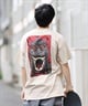 SANTACRUZ サンタクルーズ × GODZILLA ゴジラ コラボレーション 半袖 Tシャツ メンズ レディース ユニセックス バックプリント 510245401(BLACK-M)