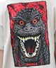 SANTACRUZ サンタクルーズ × GODZILLA ゴジラ コラボレーション 半袖 Tシャツ メンズ レディース ユニセックス バックプリント 510245401(BLACK-M)