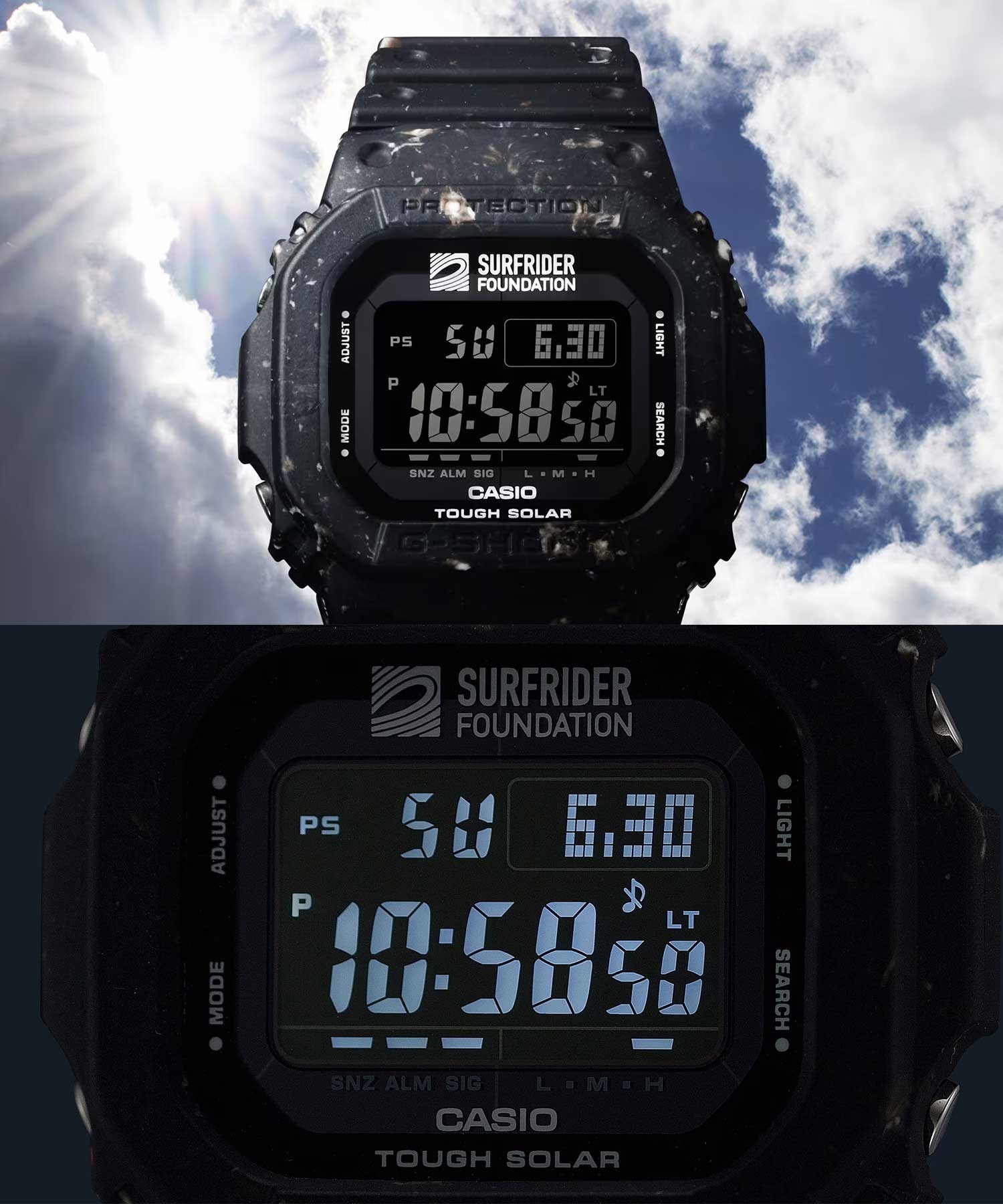 G-SHOCK ジーショック 腕時計 SURFRIDER FOUNDATION コラボレーションモデル G-5600SRF-1JR(BK-FREE)