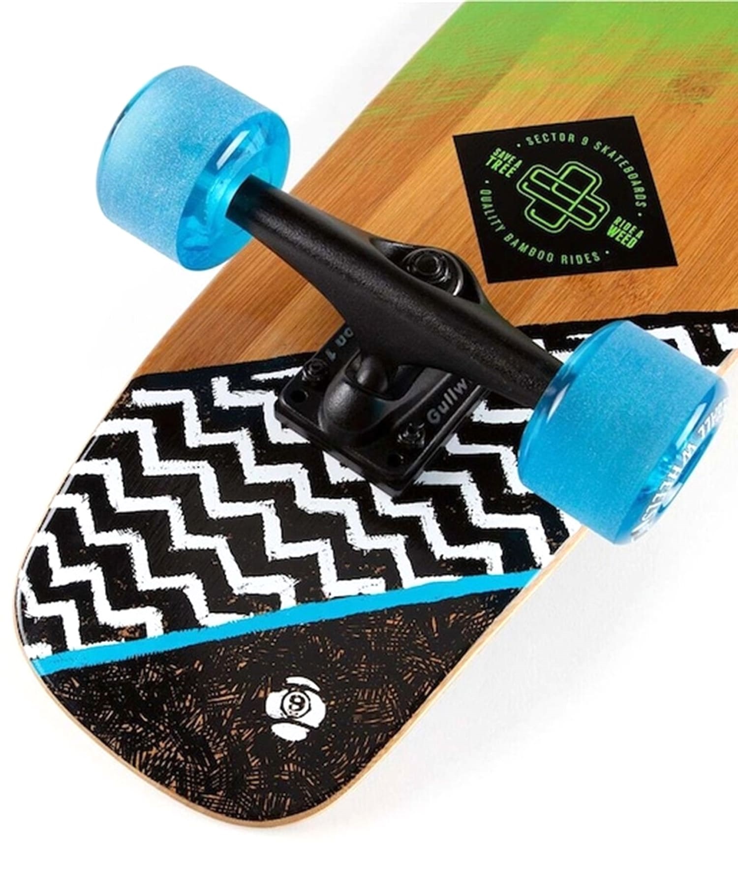 SECTOR9 セクターナイン ロング スケートボード コンプリート 26.5inch BAMBOO SERIES  LANDスケート(クルーザー/サーフスケート)｜ムラサキスポーツオンラインストア 通販