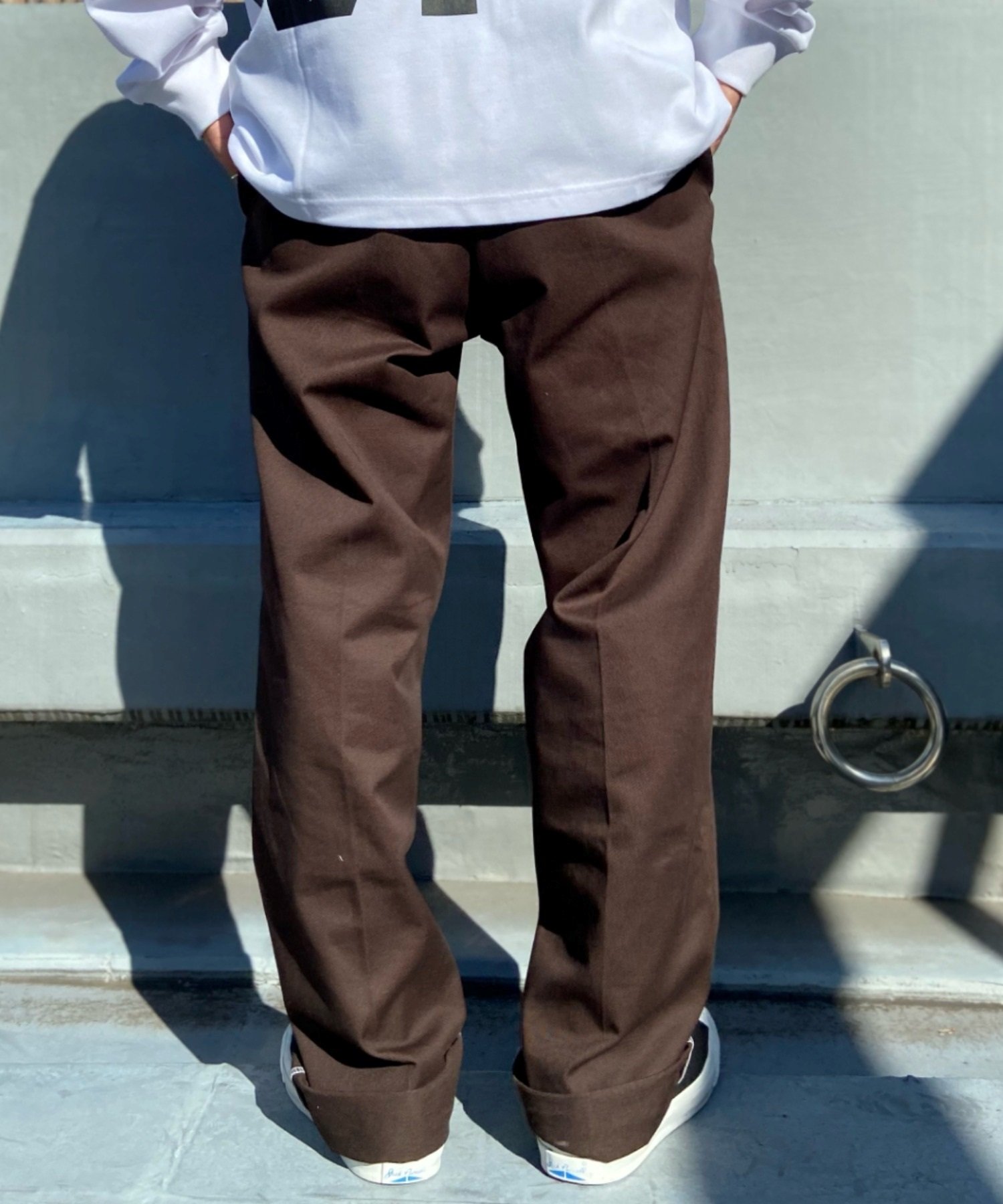 Dickies ディッキーズ ロングパンツ チノパン メンズ スケートパンツ ストレートワイドパンツ Original 874 ワークパンツ 14562800(01WHT-28inch)