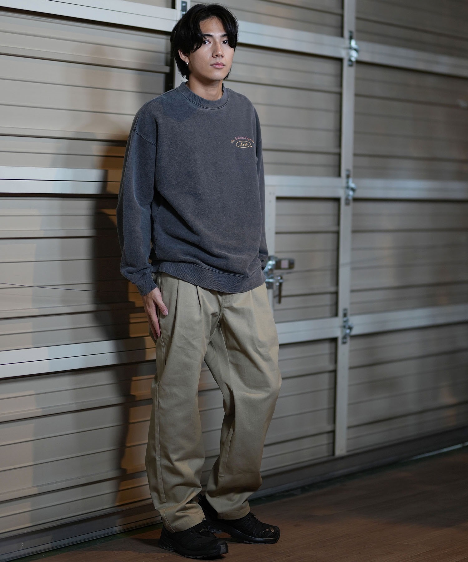 Dickies ディッキーズ ロングパンツ メンズ MS DK TUCK TAPARED EASY PANTS 80752900 ムラサキスポーツ別注(80BK-S)