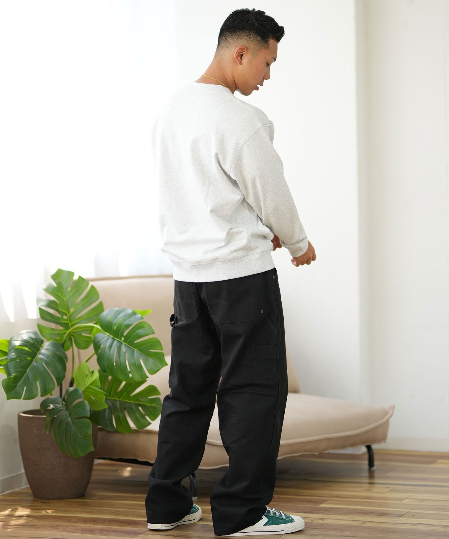 Dickies ディッキーズ ロングパンツ メンズ ダブルニー イージー ペインターパンツ ムラサキスポーツ限定 80752800(80BLK-S)