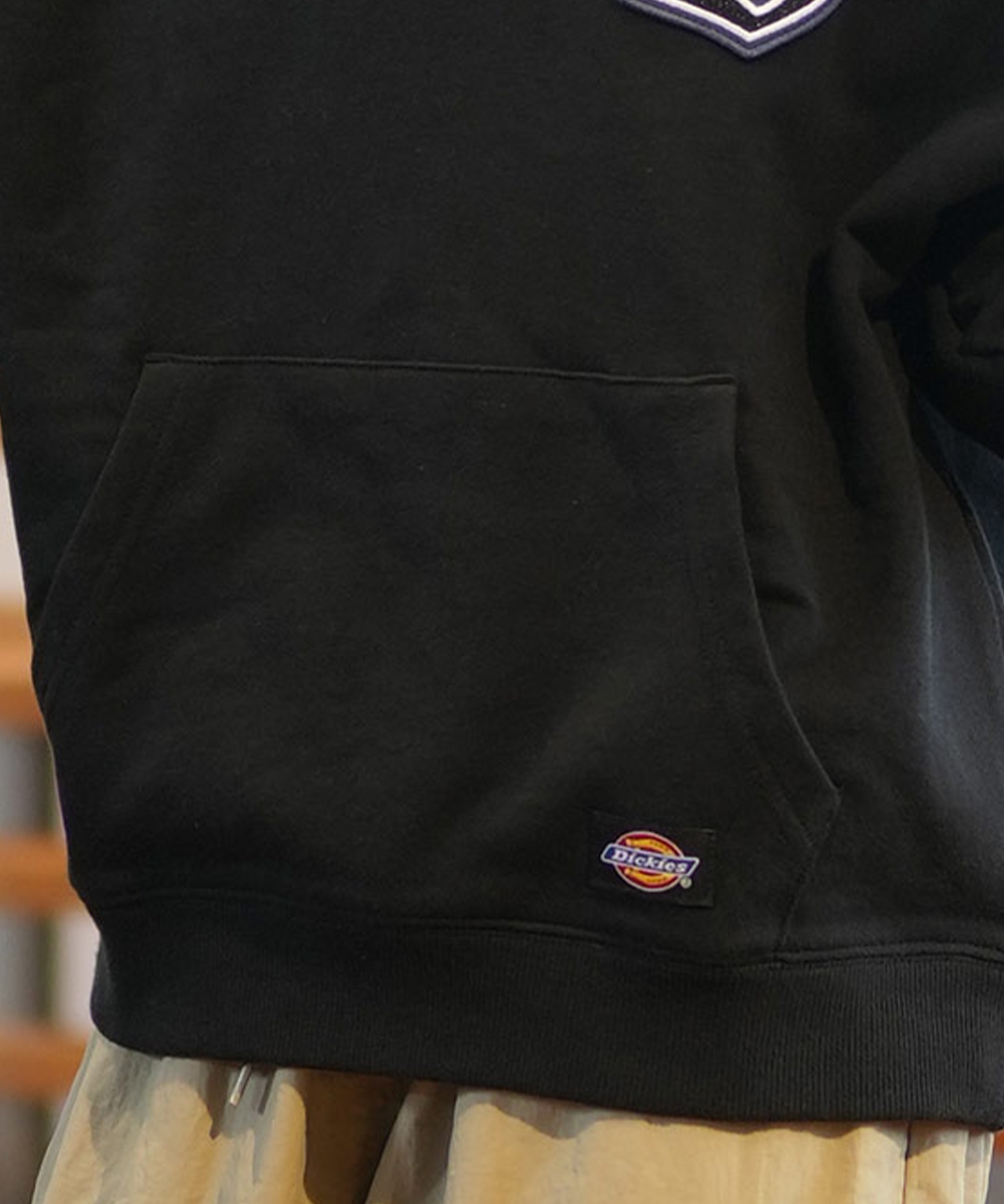 Dickies ディッキーズ パーカー キッズ プルオーバー スウェット ワッペン入りフーディー 80753500 ムラサキスポーツ限定(02OFW-130cm)