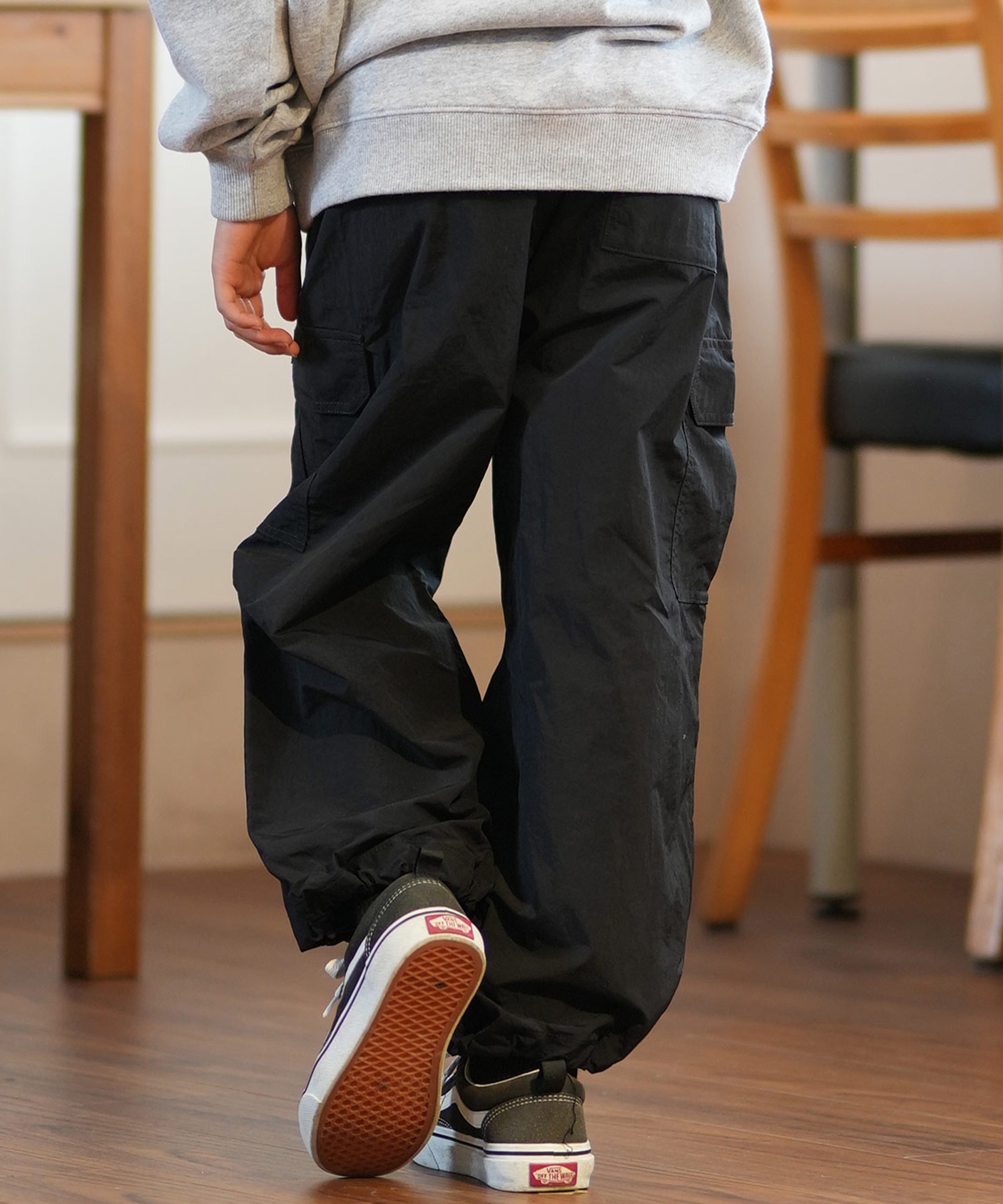 Dickies ディッキーズ ボトムス キッズ ロングパンツ ナイロンカーゴパンツ 80753400 ムラサキスポーツ限定(80BK-130cm)