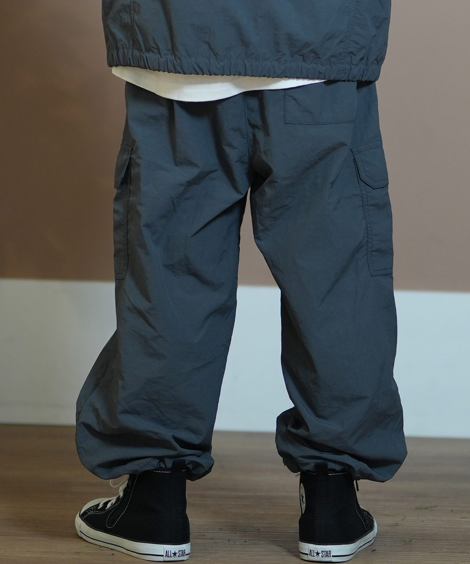 Dickies ディッキーズ ボトムス キッズ ロングパンツ ナイロンカーゴパンツ 80753400 ムラサキスポーツ限定(80BK-130cm)