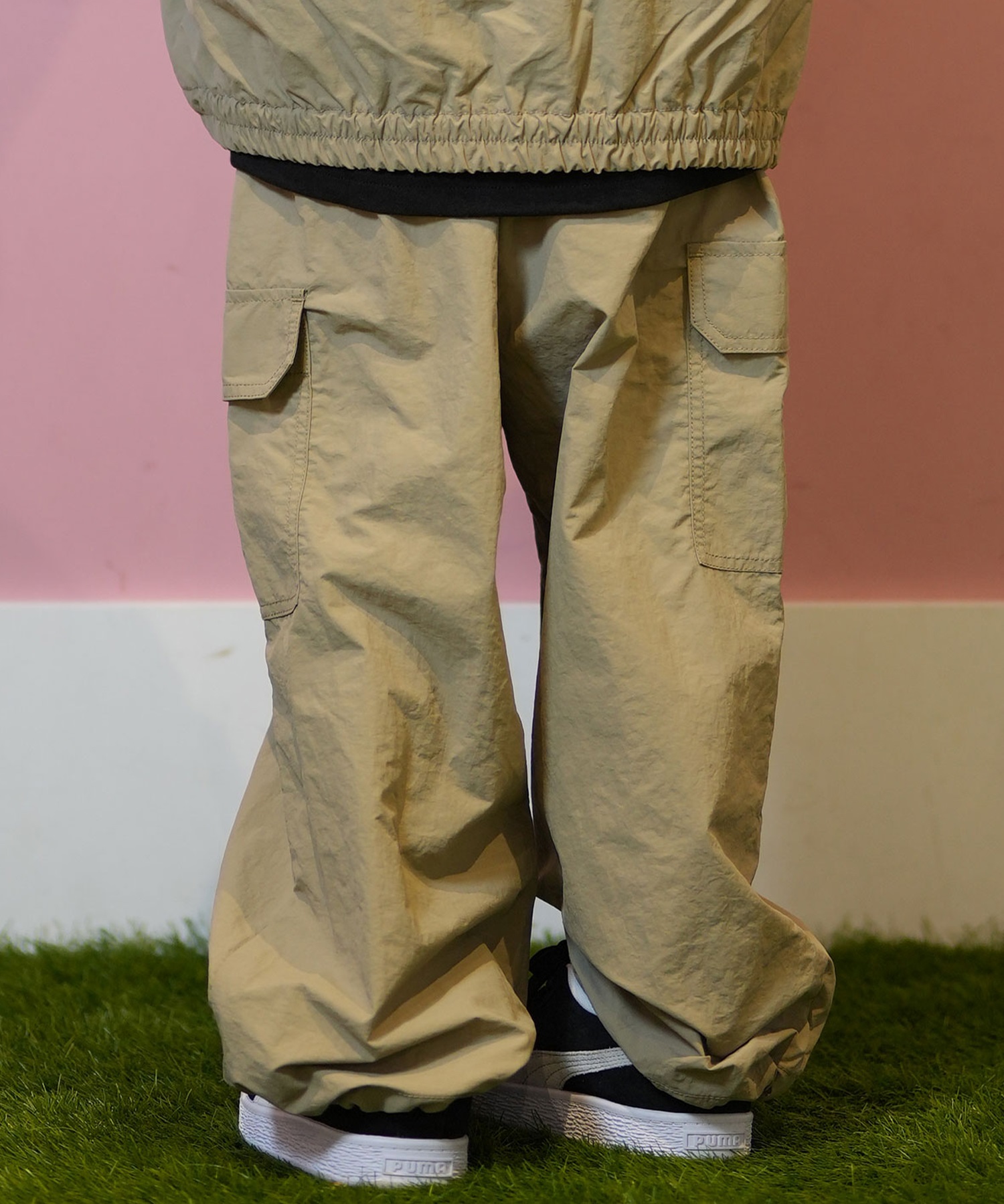 Dickies ディッキーズ ボトムス キッズ ロングパンツ ナイロンカーゴパンツ 80753400 ムラサキスポーツ限定(80BK-130cm)