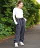 DC ディーシー 長袖 Tシャツ レディース リブ ショート丈 ロンT 24 WS CROPPED LS LLT244308(WHT-M)