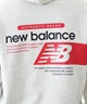 new balance ニューバランス パーカー プルオーバー メンズ スウェット フーディー バックプリント 裏毛 MT43561(BK-M)