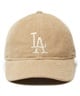 NEW ERA ニューエラ キャップ 帽子 キッズ Youth 9TWENTY MLB Corduroy コーデュロイ ロサンゼルス・ドジャース ベージュ 14325216(BGE-YOUTH)