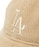 NEW ERA ニューエラ キャップ 帽子 キッズ Youth 9TWENTY MLB Corduroy コーデュロイ ロサンゼルス・ドジャース ベージュ 14325216(BGE-YOUTH)