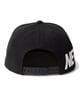 NEW ERA ニューエラ キャップ 帽子 キッズ Youth 9FIFTY Essential エッセンシャル チェーンステッチ ワードマークロゴ ブラック 14325163(BK-YOUTH)