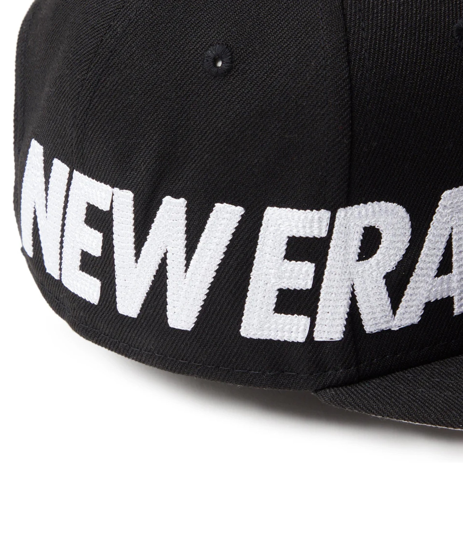 NEW ERA ニューエラ キャップ 帽子 キッズ Youth 9FIFTY Essential エッセンシャル チェーンステッチ ワードマークロゴ ブラック 14325163(BK-YOUTH)