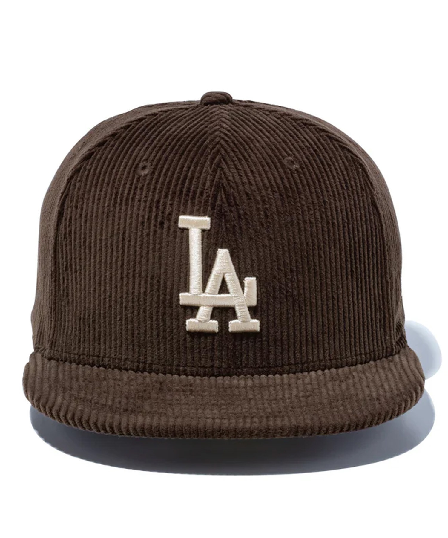 NEW ERA ニューエラ キャップ 帽子 59FIFTY MLB Corduroy コーデュロイ ロサンゼルス・ドジャース ダークブラウン 14307721(BR-7)