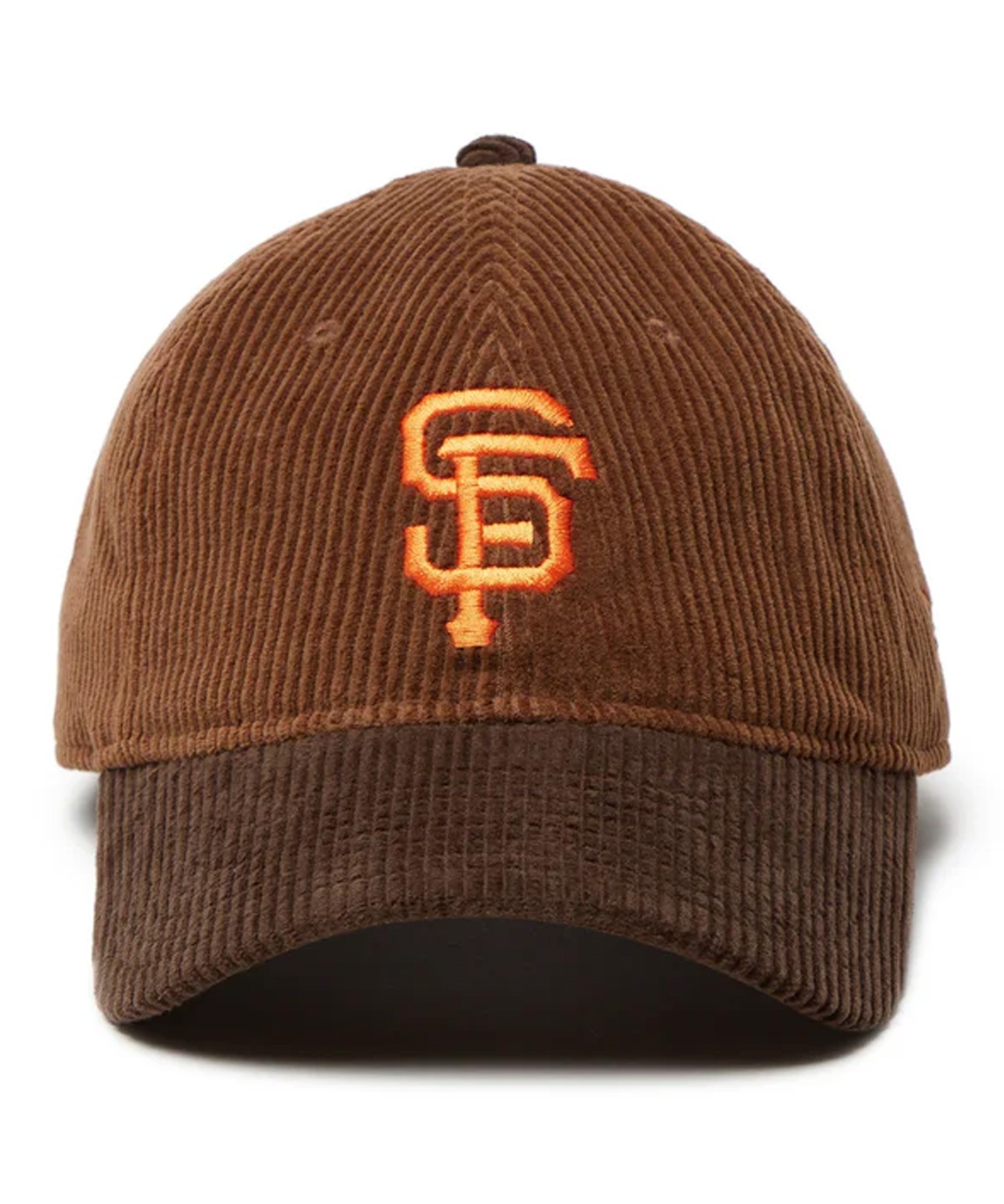 NEW ERA ニューエラ キャップ 帽子 9TWENTY MLB Corduroy コーデュロイ サンフランシスコ・ジャイアンツ キャメル ブラウンバイザー 14307649(BR/BR-FREE)