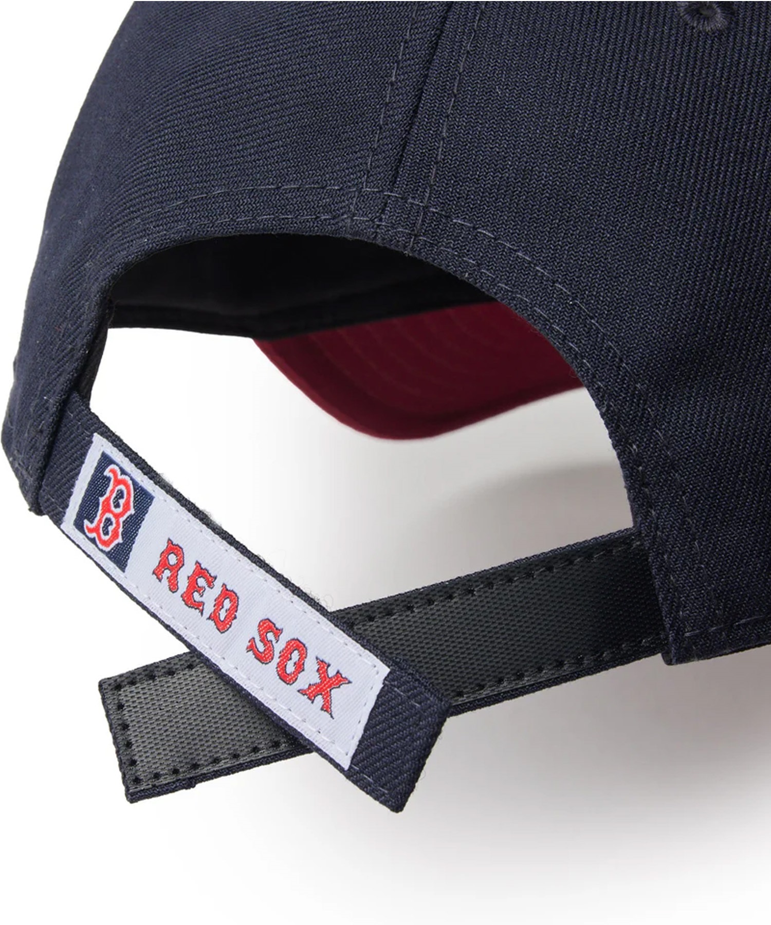 NEW ERA ニューエラ キャップ 帽子 9FORTY MLB Color Custom ボストン・レッドソックス ネイビー カーディナルバイザー 14307471(NV/RD-FREE)