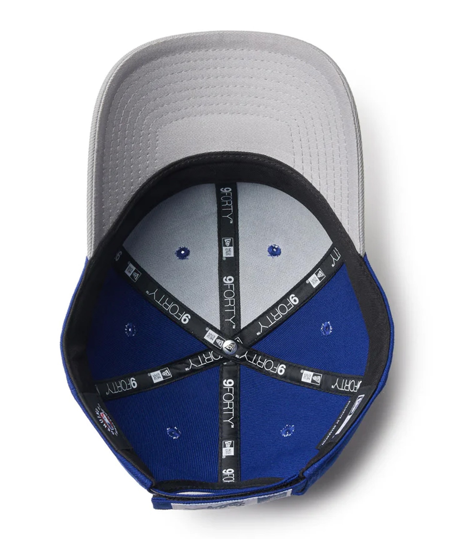 NEW ERA ニューエラ キャップ 帽子 9FORTY MLB Color Custom ロサンゼルス・ドジャース ダークロイヤル グレーバイザー 14307469(BL/GY-FREE)