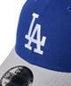 NEW ERA ニューエラ キャップ 帽子 9FORTY MLB Color Custom ロサンゼルス・ドジャース ダークロイヤル グレーバイザー 14307469(BL/GY-FREE)