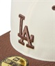 NEW ERA ニューエラ キャップ 帽子 59FIFTY MLB Wool Visor ロサンゼルス・ドジャース クローム ブラウンバイザー 14307679(BR/GR-7)