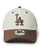 NEW ERA ニューエラ キャップ 帽子 9FORTY MLB Wool Visor ロサンゼルス・ドジャース クローム ブラウンバイザー 14307527(BR/GR-FREE)