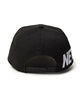 NEW ERA ニューエラ キャップ 帽子 9FIFTY Essential エッセンシャル チェーンステッチ ワードマークロゴ ブラック 14307457(BK-ML)