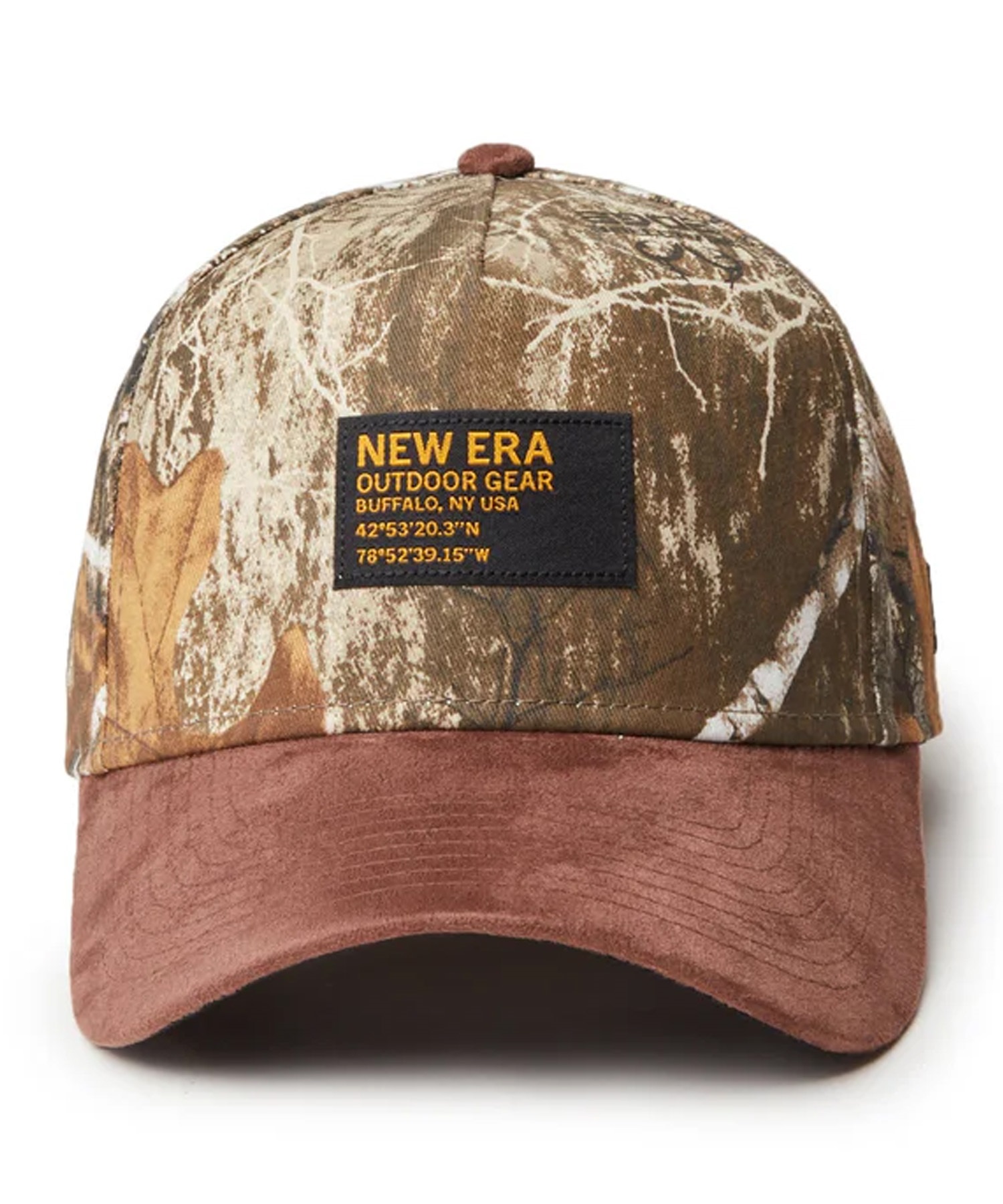 NEW ERA ニューエラ キャップ 帽子 9FORTY A-Frame Real Tree Camo リアルツリーカモ スウェードバイザー 14307270(GR-FREE)