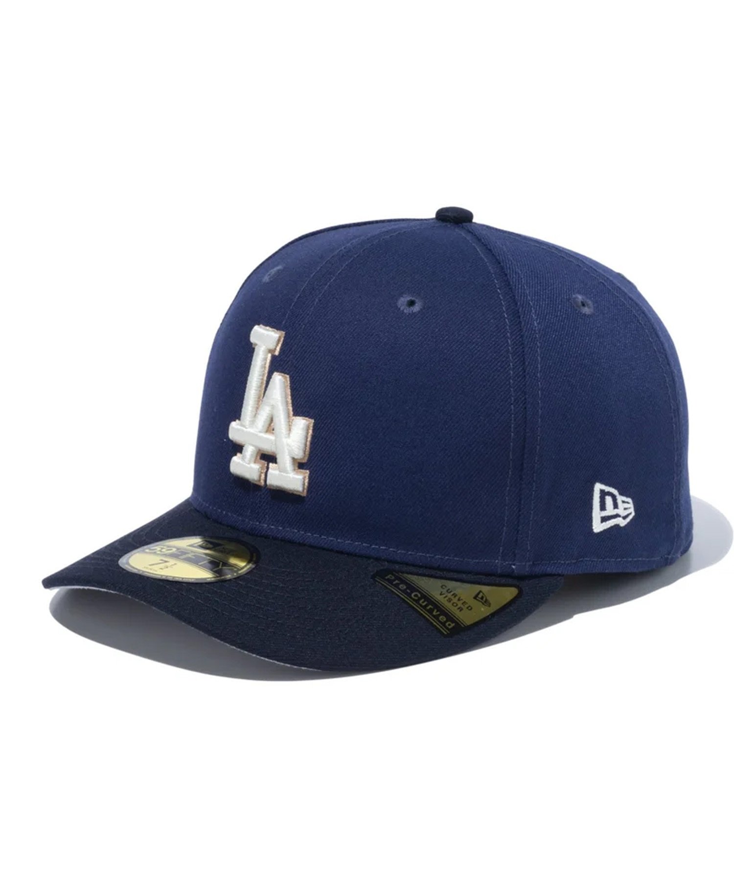 NEW ERA ニューエラ キャップ 帽子 PC 59FIFTY Stars & Stripes ロサンゼルス・ドジャース ライトネイビー ネイビーバイザー 14109866(BL/NV-7)