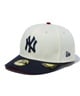 NEW ERA ニューエラ キャップ 帽子 PC 59FIFTY Stars & Stripes ニューヨーク・ヤンキース クローム ネイビーバイザー 14109865(WT/NV-7)