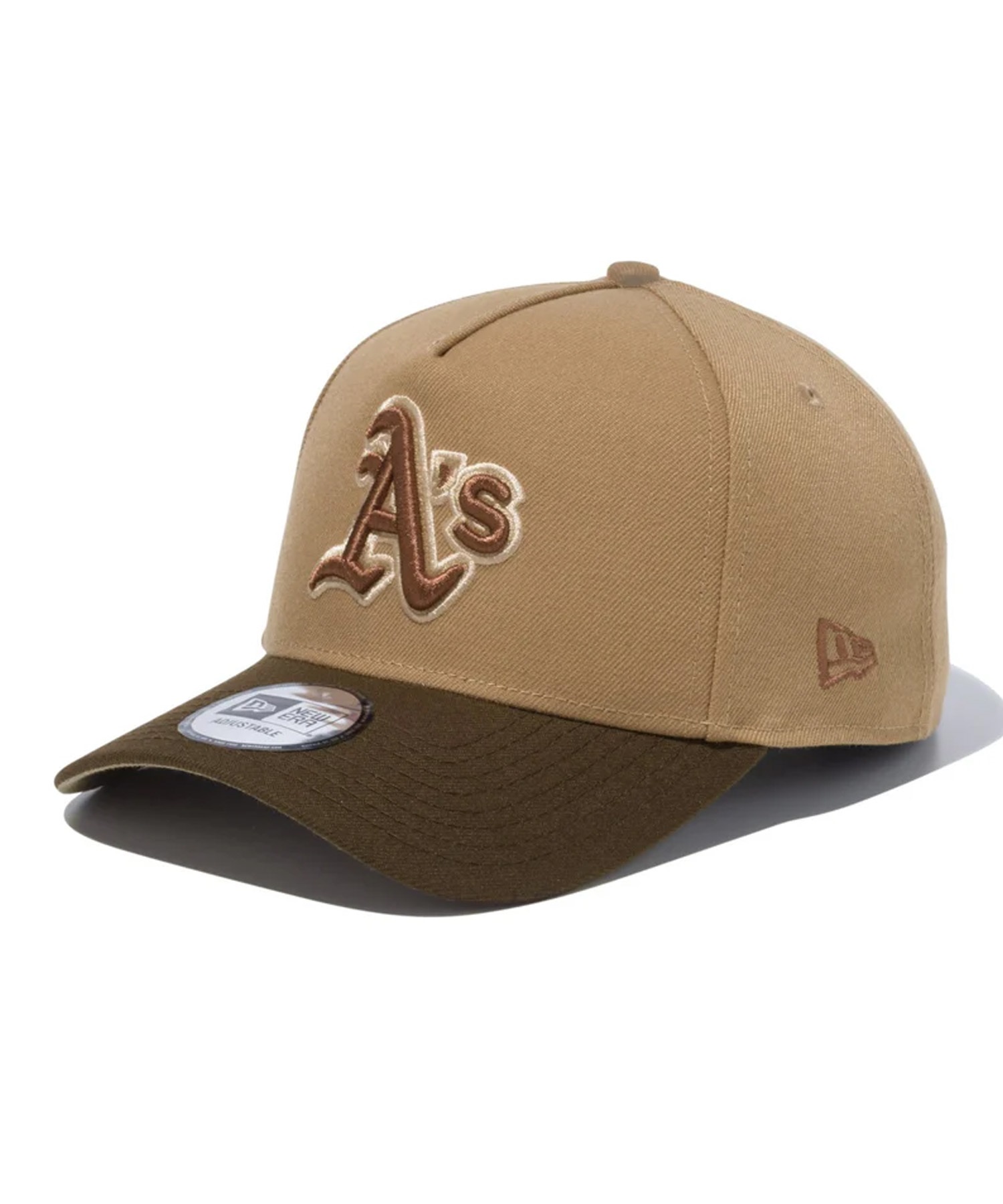 NEW ERA ニューエラ キャップ 帽子 9FORTY A-Frame Iced Latte オークランド・アスレチックス カーキ  ウォルナットバイザー 14109753 キャップ｜ムラサキスポーツオンラインストア 通販