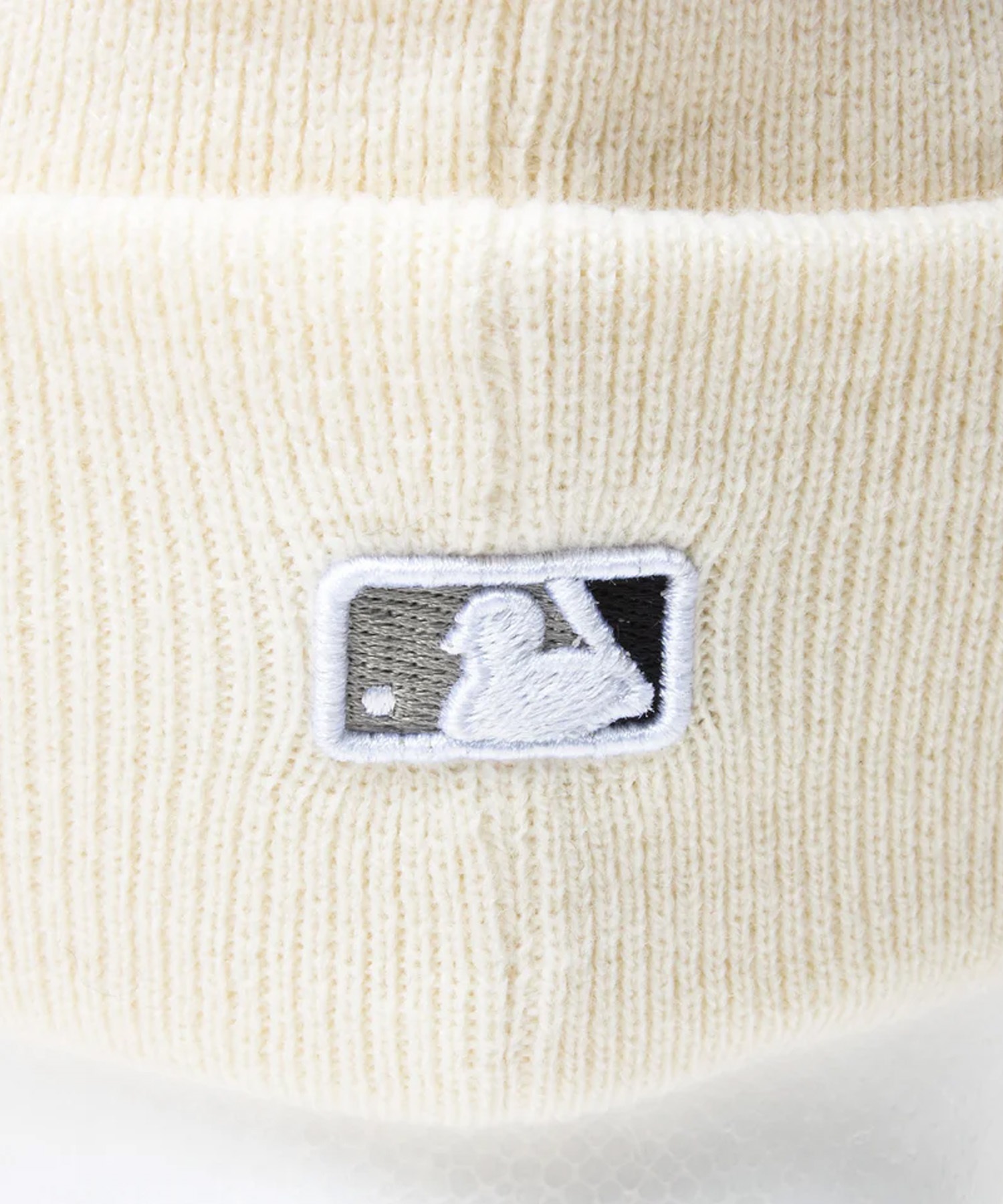 NEW ERA ニューエラ ビーニー ニットキャップ ニット帽 帽子 ベーシック カフニット MLB Team Logo シカゴ・ホワイトソックス オフホワイト 14312222(OWHI-ONE)