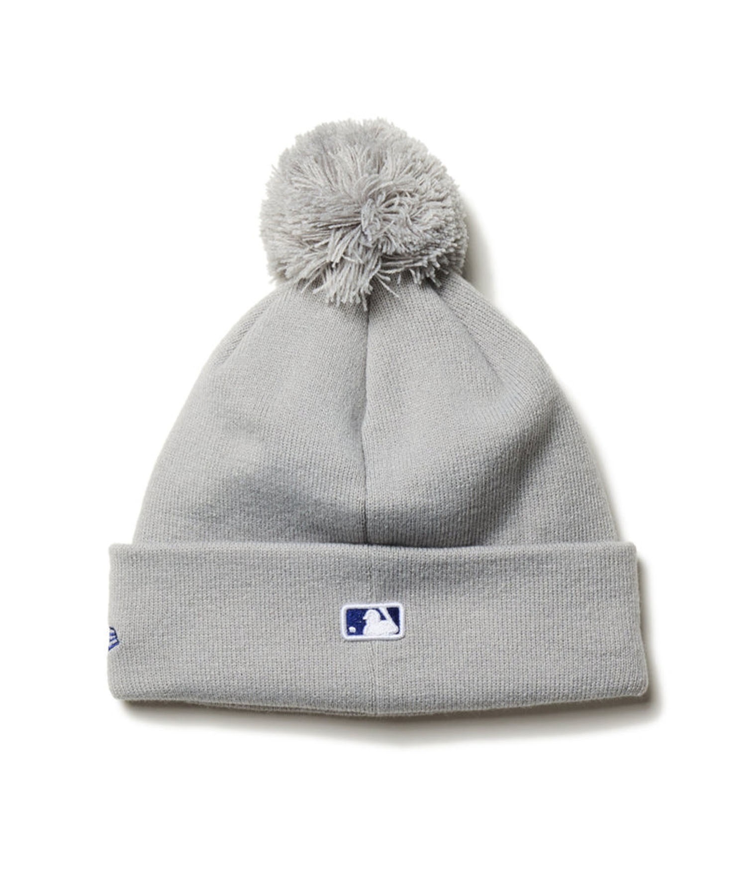 NEW ERA ニューエラ ビーニー MLB  ロサンゼルス・ドジャース ポンポンニット リブ POM PON KNIT 14312115(LGRY-ONE)