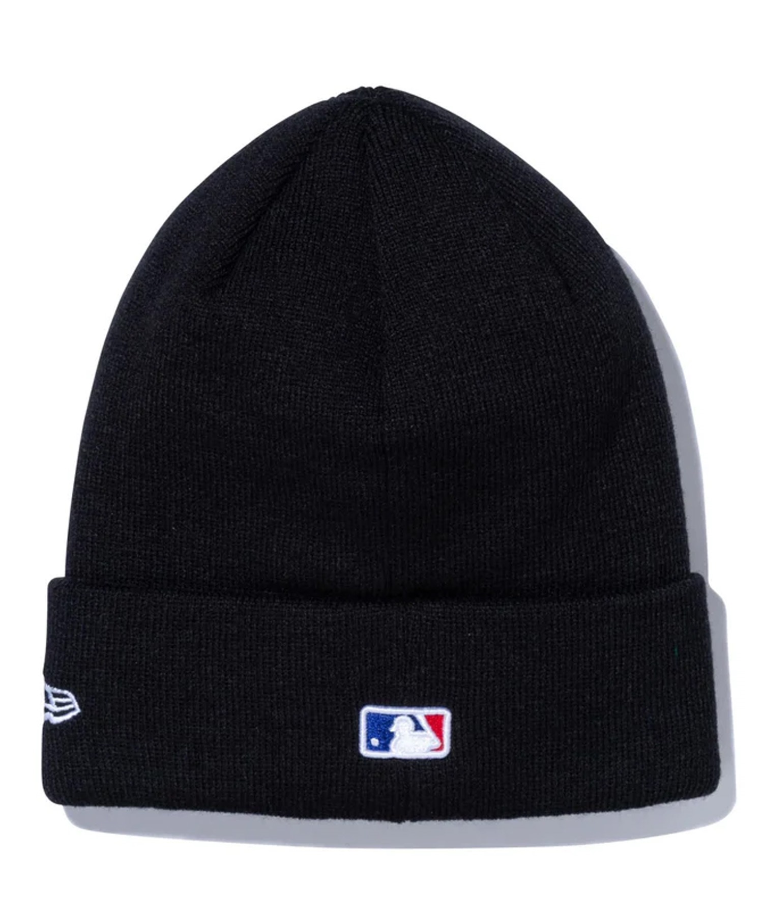 NEW ERA ニューエラ ビーニー ニットキャップ ニット帽 帽子 ベーシック カフニット MLB Team Logo ロサンゼルス・ドジャース ブラック 13751351(BLK-FREE)