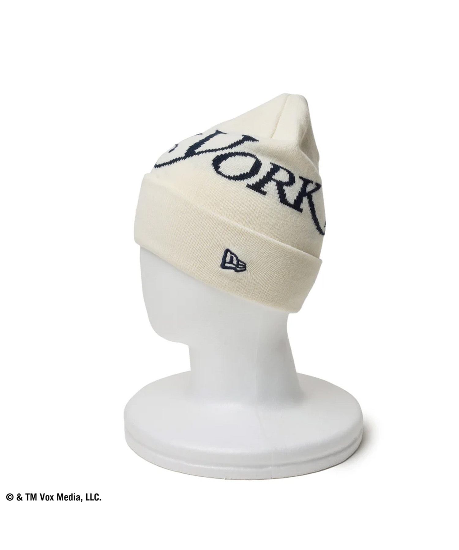 NEW ERA ニューエラ ビーニー ニットキャップ ニット帽 帽子 ベーシック カフニット New York Magazine オフホワイト 14350644(OWHI-ONE)