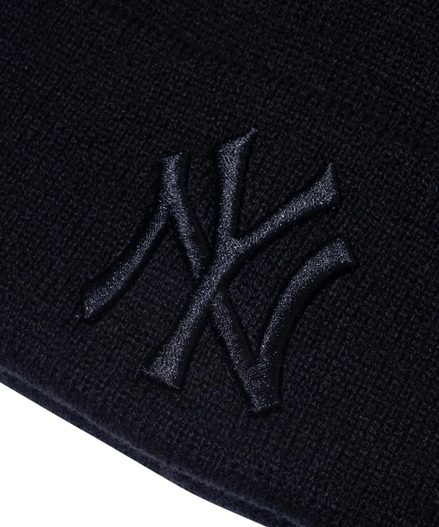 NEW ERA ニューエラ ビーニー ニットキャップ ニット帽 帽子 ベーシック カフニット New York Yankees ニューヨーク・ヤンキース ブラック 13751335(BLK-ONE)