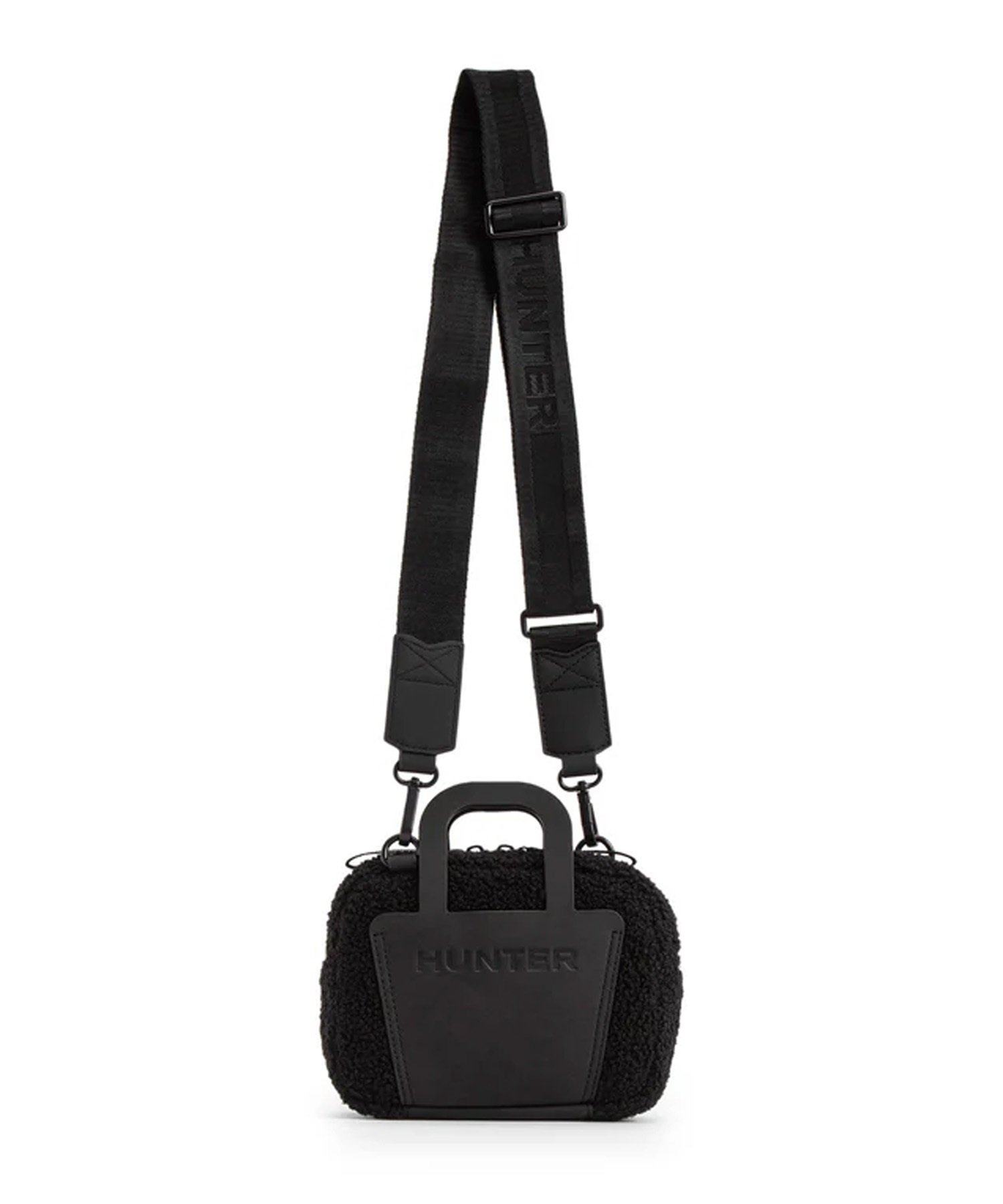 HUNTER ハンター ショルダーバック ボア BOUCLE MINI CROSSBODY ブークレ ミニ クロスボディ UBX3704PRC(BLK-ONE)