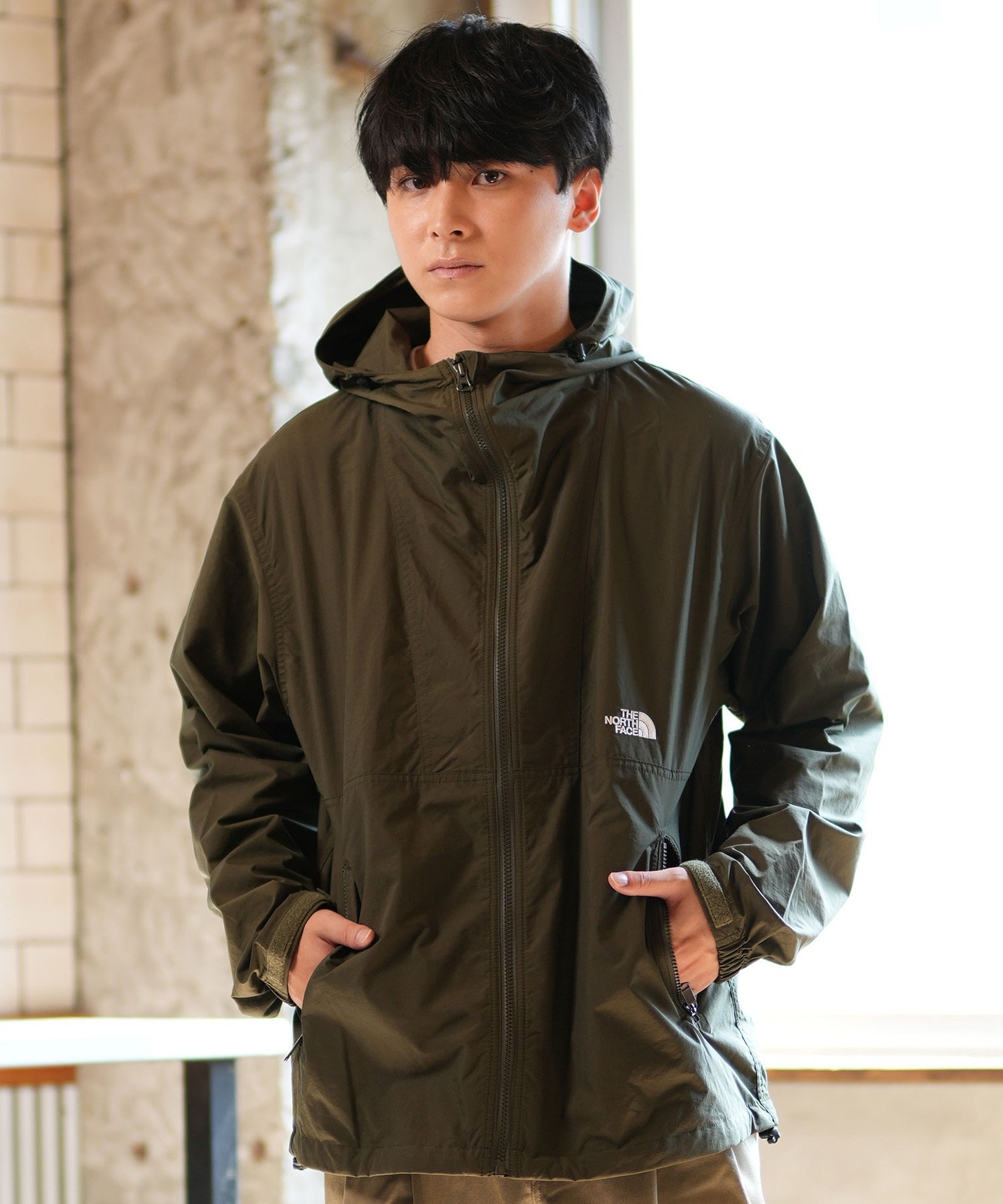 THE NORTH FACE ノースフェイス アウター メンズ 撥水 防風 パッカブル COMPACT JACKET コンパクトジャケット NP72230(K-S)