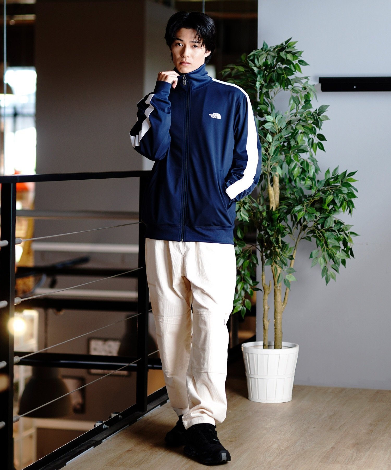 THE NORTH FACE ザ・ノース・フェイス アウター メンズ The Track Jacket ザ トラックジャケット セットアップ対応 NT62432(K-M)