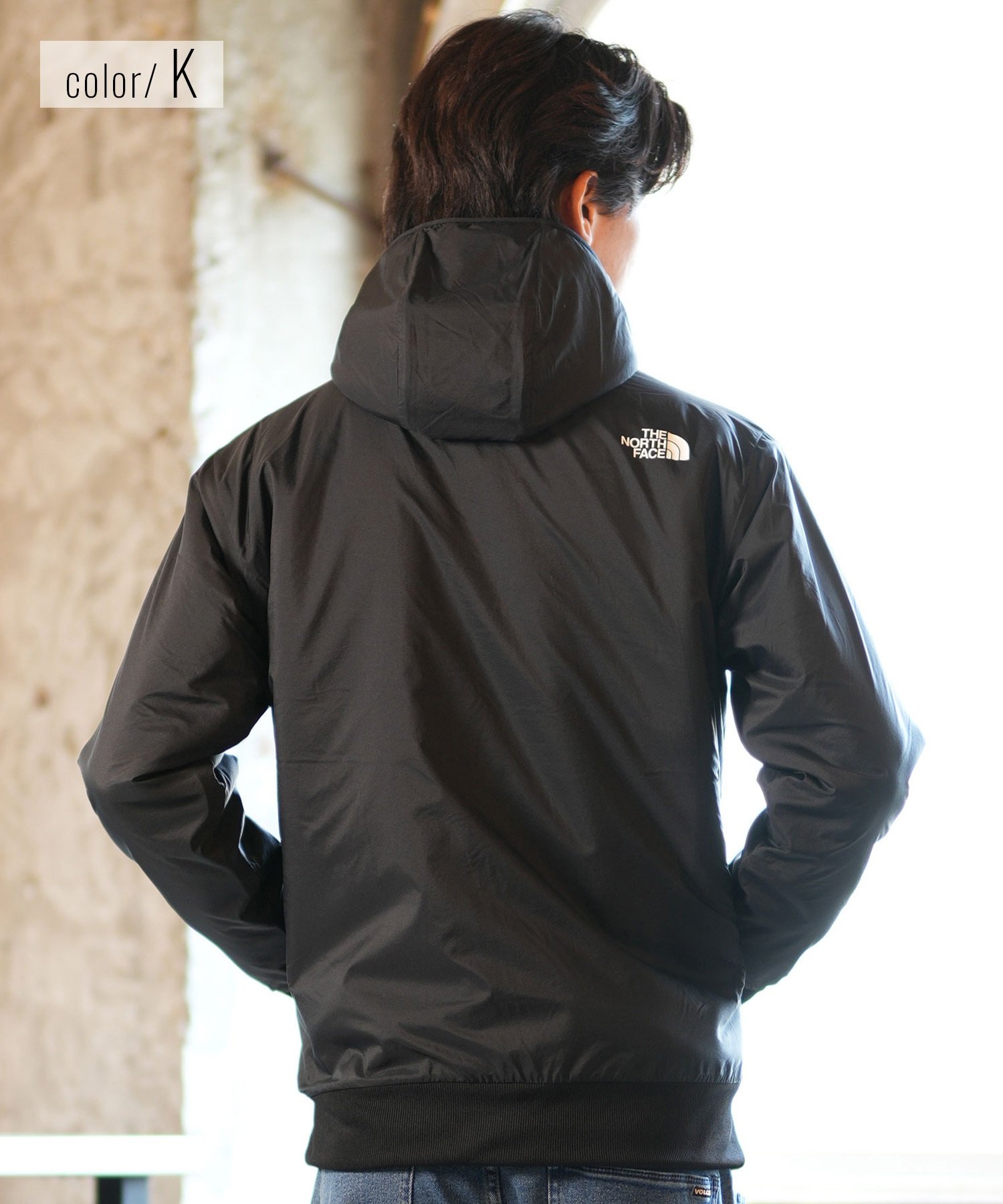 THE NORTH FACE ザ・ノース・フェイス パーカー ジップアップ メンズ スウェット フーディー リバーシブルテックエアーフーディ NT62289(K-M)