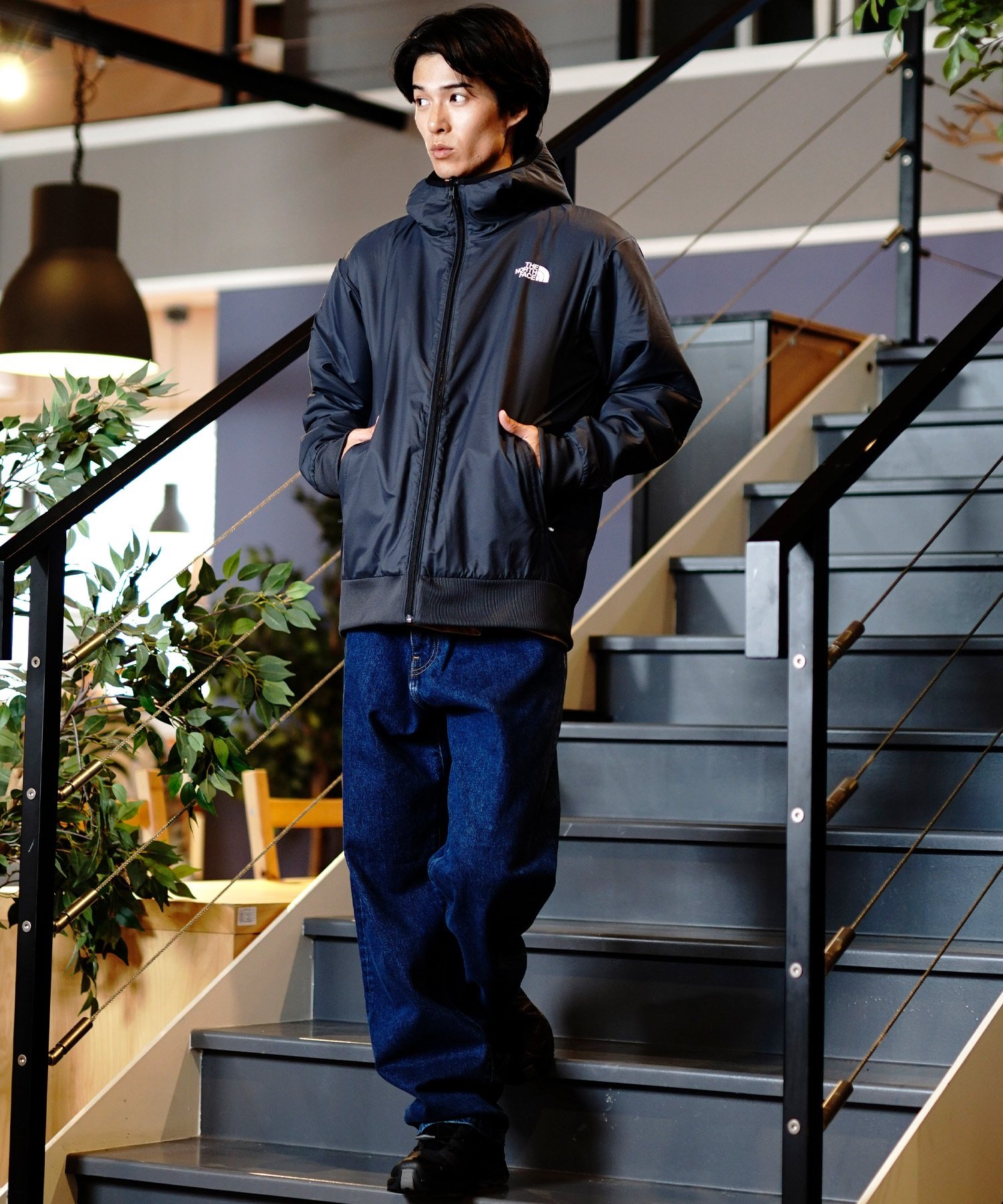 THE NORTH FACE ザ・ノース・フェイス パーカー ジップアップ メンズ スウェット フーディー リバーシブルテックエアーフーディ  NT62289 パーカー｜ムラサキスポーツオンラインストア 通販